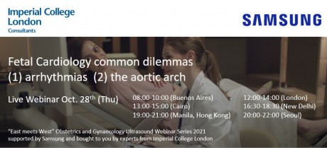 Webinář: Fetal Cardiology common dilemmas (1) arrhythmias (2) the aortic arch