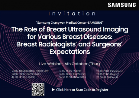 Webinář: The Role of Breast Ultrasound Imaging for Various Breast Diseases